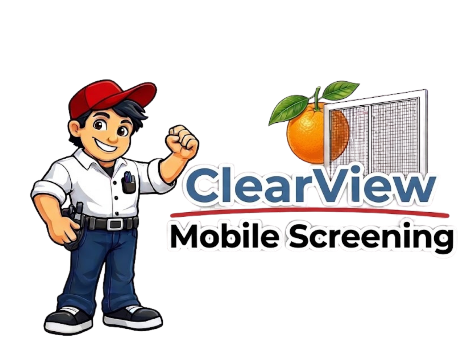 Clear view transparent